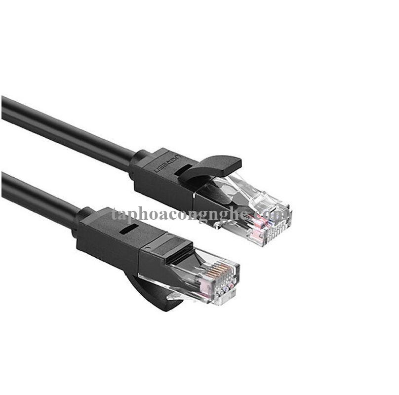 Ugreen 20158 0.5M màu đen cáp mạng cat6 utp gigabit nw102 30020158